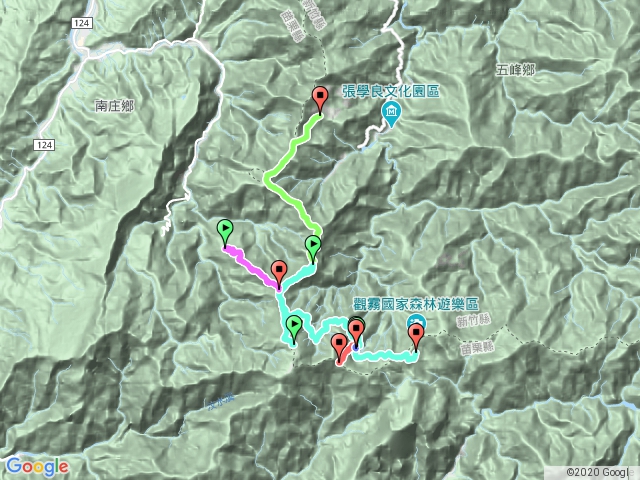 2020.6.18樂山林道登鹿坑山、尤命神木、南比林、樂山舊鐵道，巨木步道、蜜月小徑出觀霧山莊