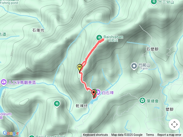 白石埤登山口