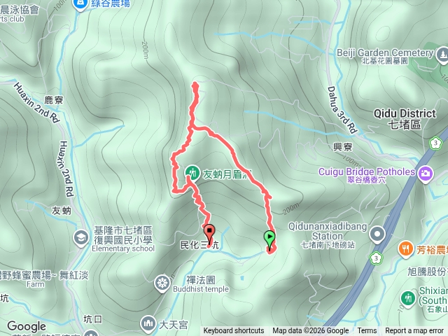 20260917暖曦探勘隊清理友蚋姑娘廟-仙洞湖山-月眉洞之山路預覽圖