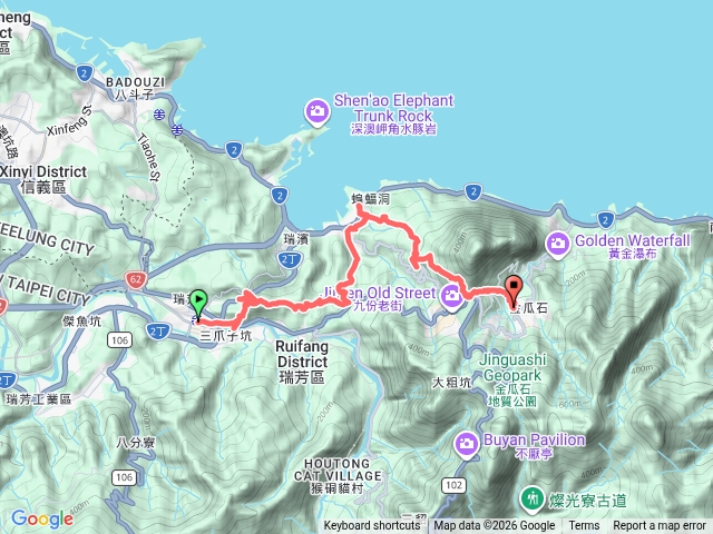 瑞芳秀崎山跌死猴坑古道與焿子寮古道三層橋