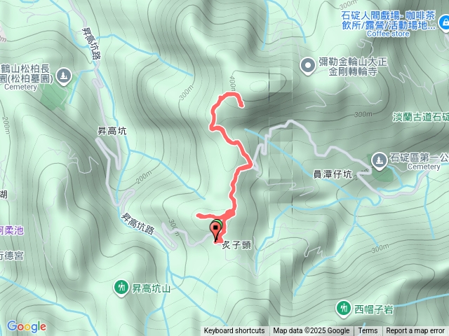 深坑烏月山群峰及烏月山西南峰