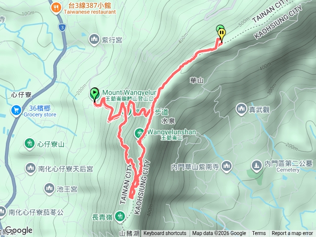 龍麟山順時針O繞預覽圖