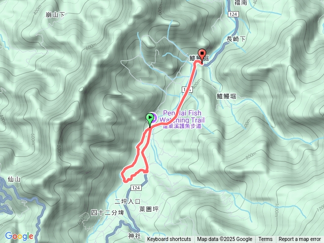 蓬萊溪護魚步道