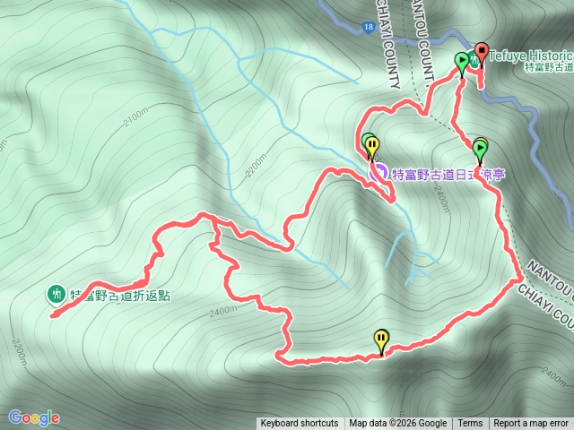 兒玉、東水、特富野古道預覽圖