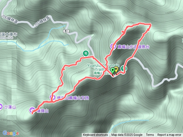 橫嶺山&鳶嘴山8字縱走