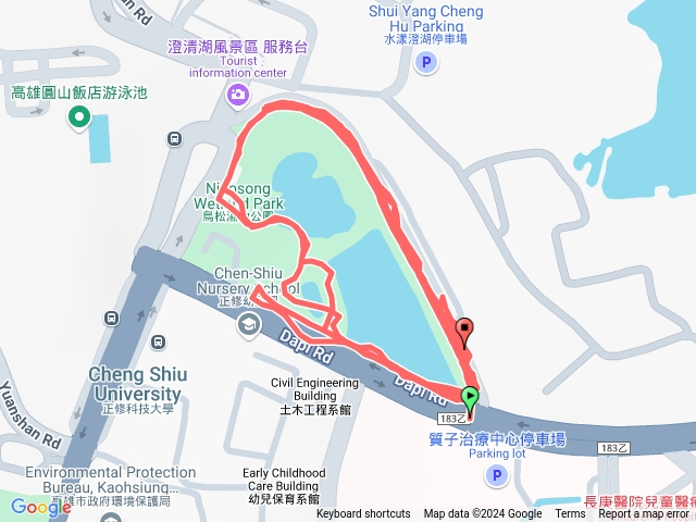 鳥松濕地GPS