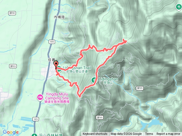真笠山、笠頂山o型預覽圖