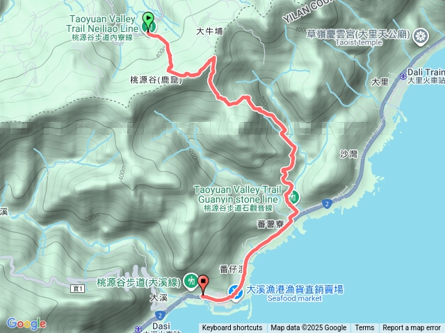 桃源谷：內寮綫石觀音寺綫預覽圖