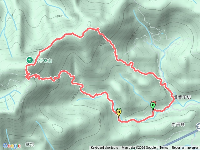 后番子坑山、內平林山、大平林山O形預覽圖