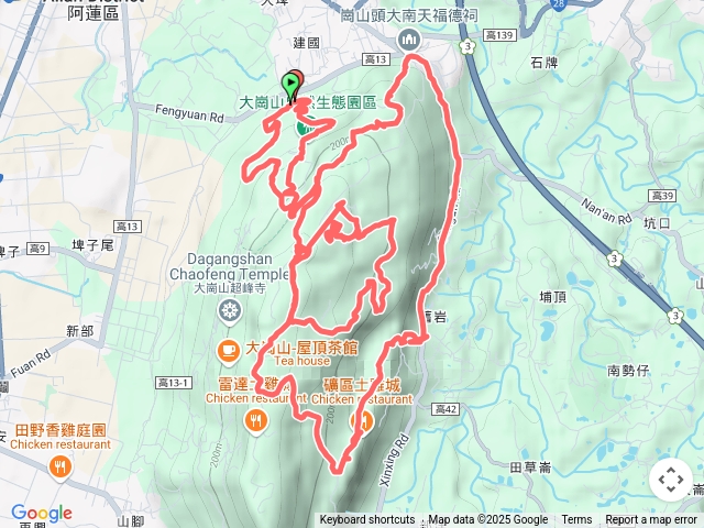 大崗山後山