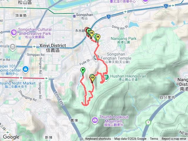 臺北豹山、虎山溪步道、途經獅山峰 午後輕裝健行預覽圖