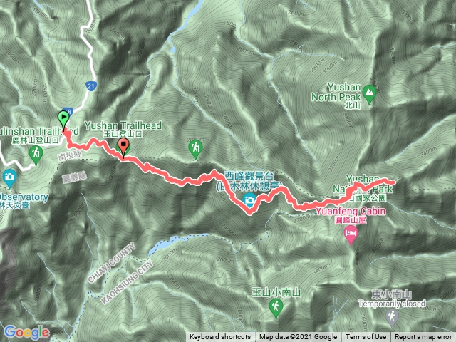 單攻玉山主東峰