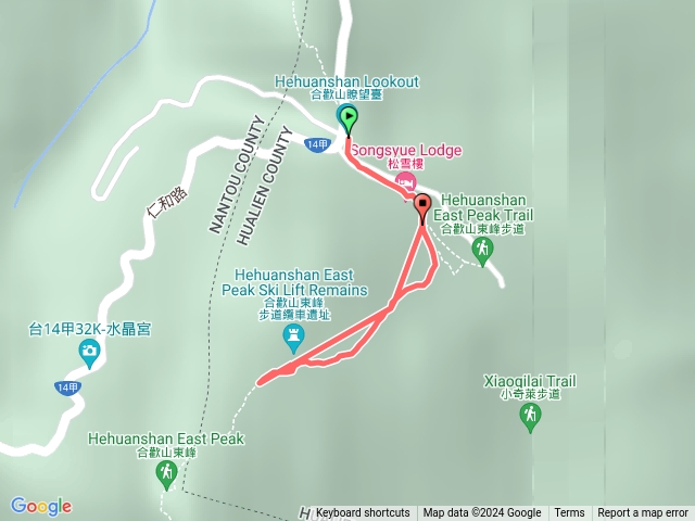 合歡東峰步道預覽圖