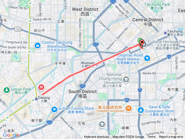 綠空廊道（文創園區～大慶火車站）預覽圖