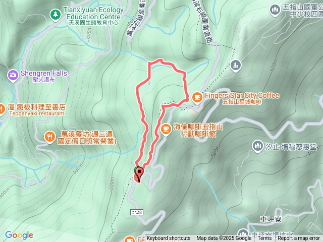雙溪溝古道、五指山古道 O 型
