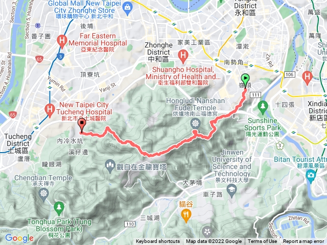 南勢角到大尖山