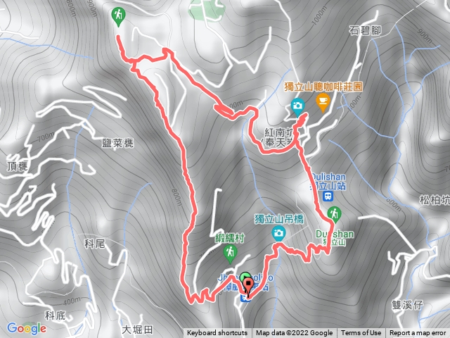 阿拔泉山～觀音石山～獨立山O型