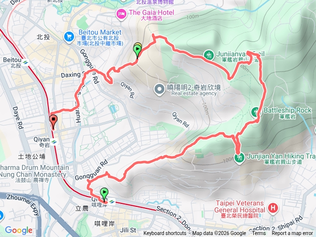 台北－臺灣百大必訪步道軍艦岩、丹鳳山親山步道202604221108