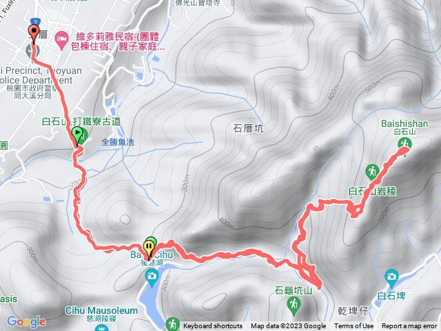打鐵寮上白石山