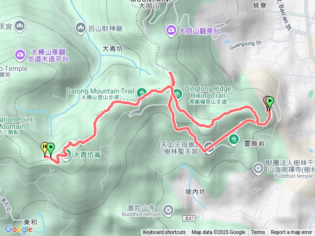 樹林桃園縱走預覽圖