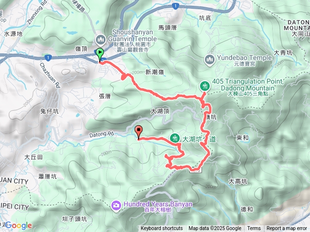 20251214 龜山雙湖健行(紅寶社區.大湖頂山.大棟山.大湖坑步道)預覽圖