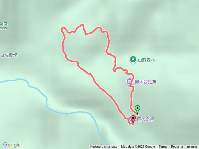 20251115台中和平區_雪山坑步道_里程2.5公里總爬升170公尺_預計花費時間1.5HR預覽圖