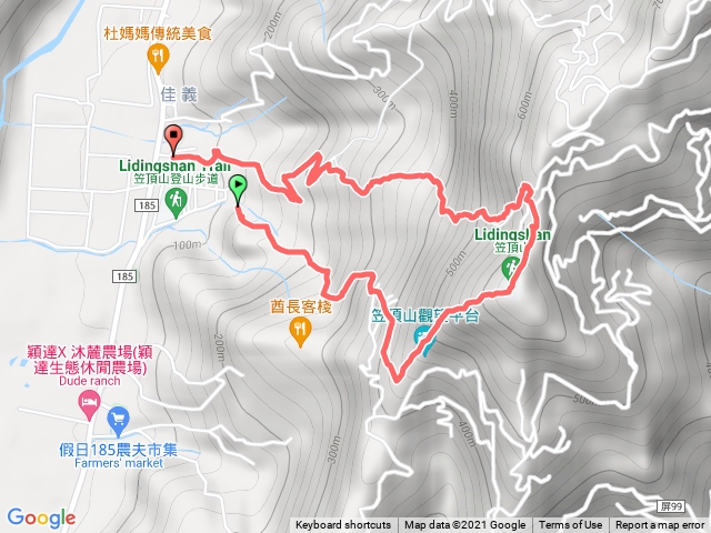 笠頂山3進2出