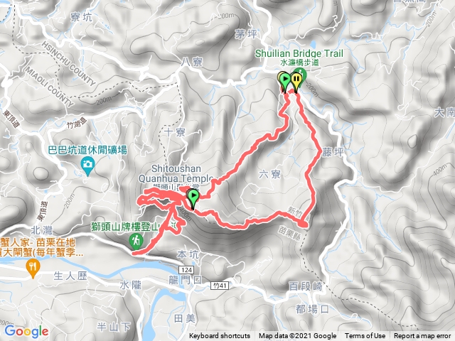獅山古道大O型