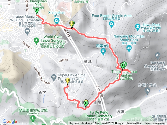 象山-拇指山縱走