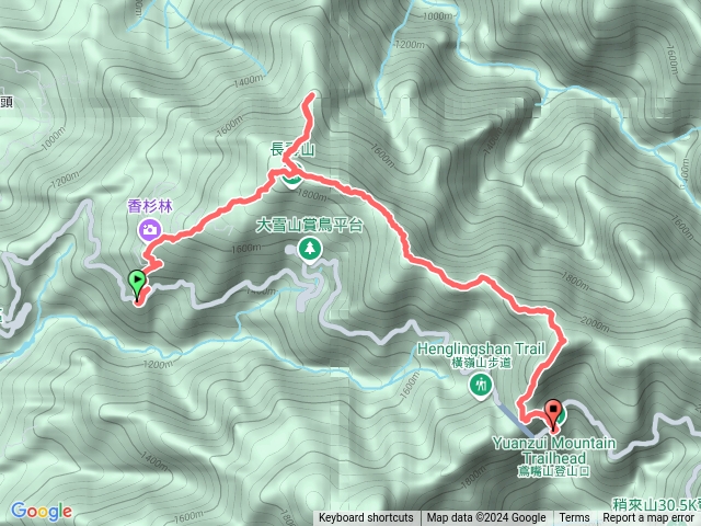 鳶嘴西陵上鳶嘴山~肥大醜三崠連走預覽圖