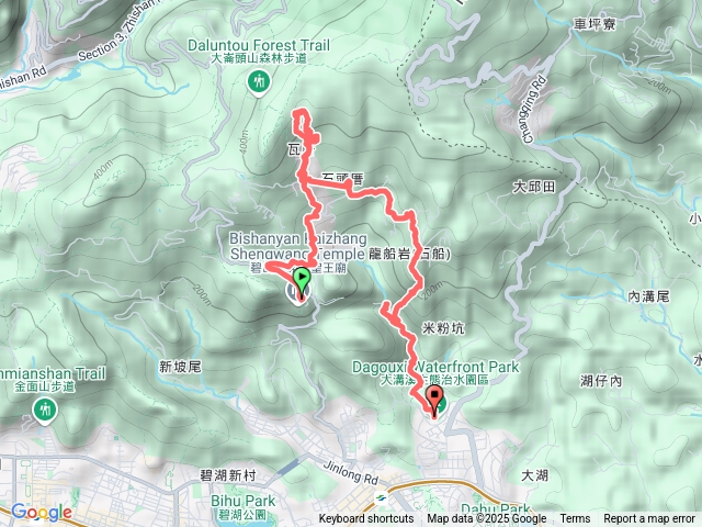 碧山岩-甜水湖-龍船岩-圓覺瀑布-大溝溪