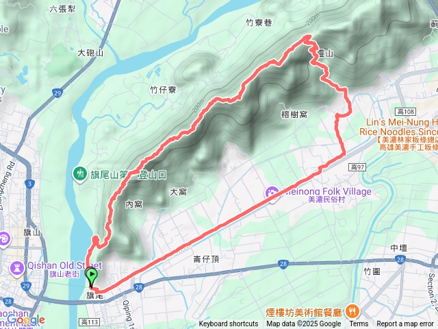 旗靈縱走預覽圖