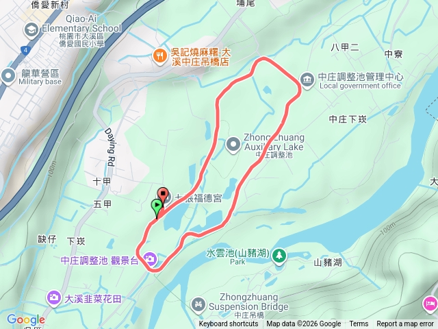 中庄調整池(健走一圈)