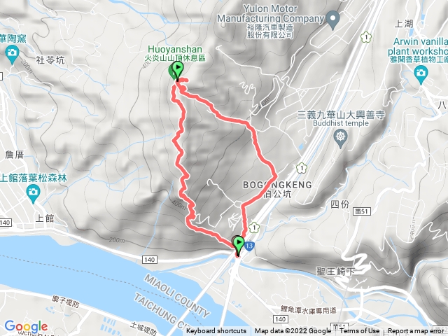 火炎山步道