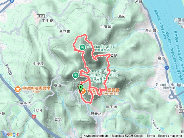 觀音山上上下下練腳力