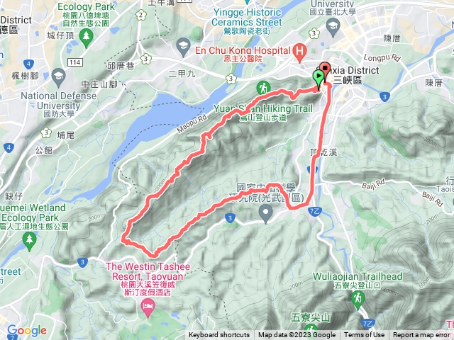 台北天際線經明德高中回三峽