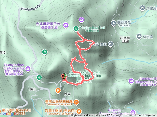 觀音山北恆古道預覽圖