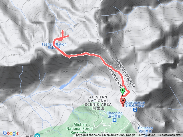 半段眠月線到管制口