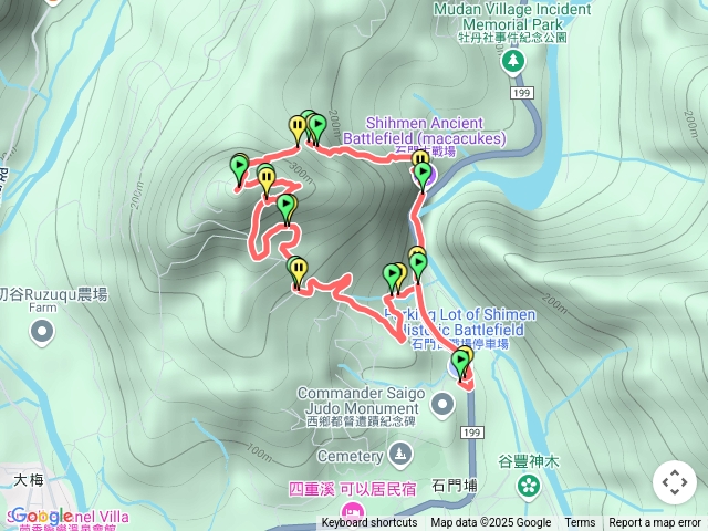 石門古戰場.石門山.艱難車道O型
