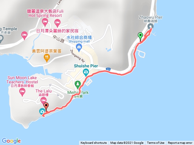 日月潭環湖