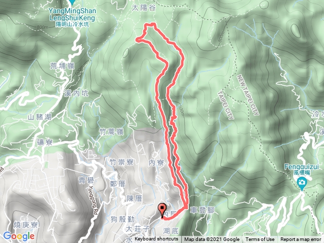 2021-09-24清風亭→瑪礁古道→擎天崗→內雙溪古道O形