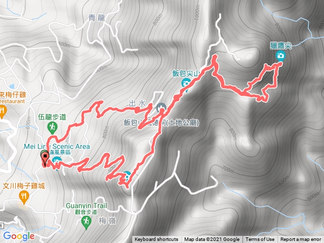 梅峰古道+獵鷹尖一線天2021