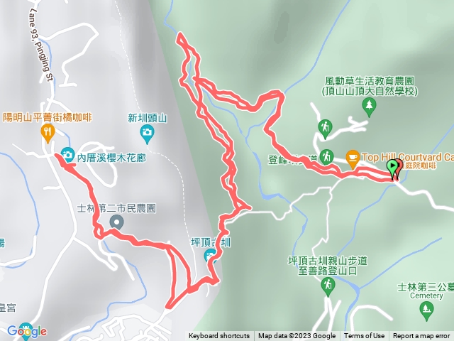 頂山庭院咖啡-登峰古圳-坪頂圳-平菁街橘咖啡