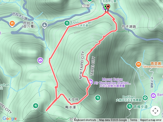二子坪→大屯山→二子坪