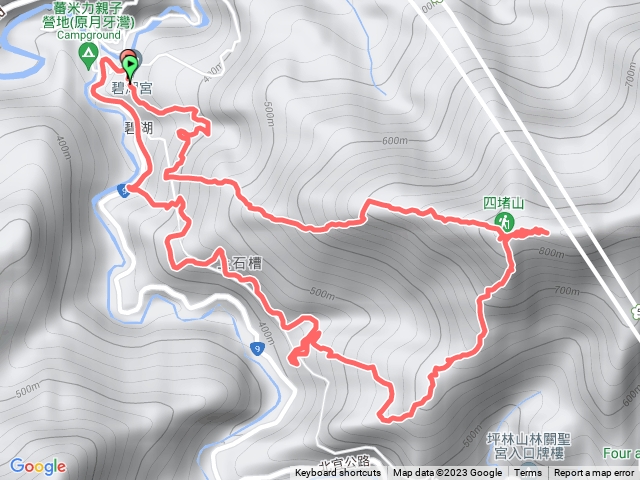 坪林碧湖宮登四堵山O型(往東峰無路跡回程迷路三次)預覽圖