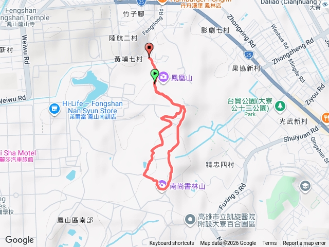 大寮鳳凰山小徑