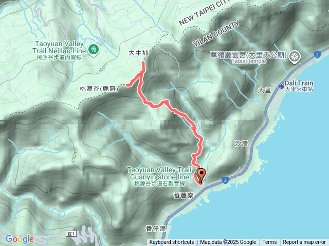 桃源谷石觀音來回