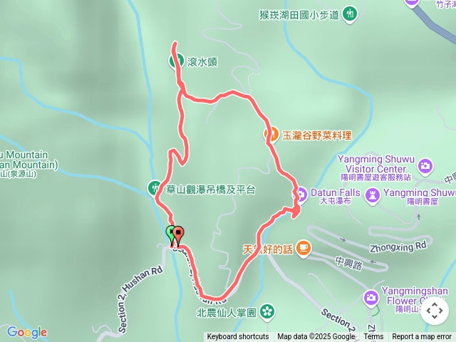 猴崁古道、大屯瀑布