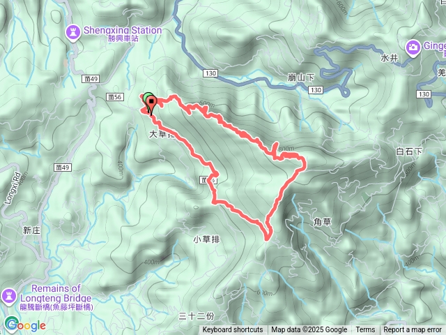 關刀山西北峰O型