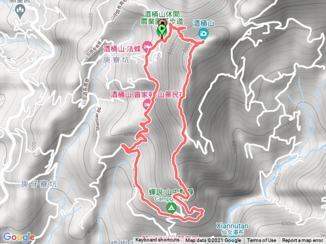 暗影山西北口登山o型